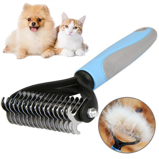 Double-Sided Grooming Brush: Dematting and Hair Removal