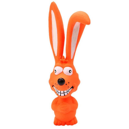 Squeaky Rabbit Chew Toy