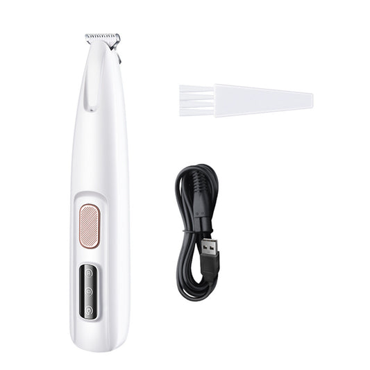 Pet Hair Trimmer: Safe, Waterproof, LED-Lit