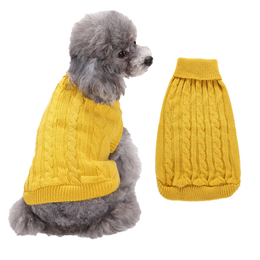 Warm Knit Dog Sweater